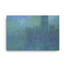 Claude Monet Houses of Parlilament, Fog Effect, 1903 Canvas Print - £77.87 GBP+