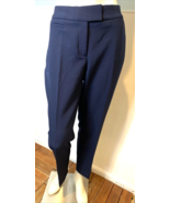 Investments Petites Navy Stretch Flat Front Dress Pants Size 10 P - £11.13 GBP