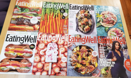 Eating Well Magazines Lot of 8  Food Recipes Cooking Health Vegetables Nutrition - £11.72 GBP