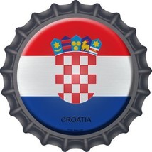 Croatia  Novelty Metal Bottle Cap BC-245 - $409.56 MXN