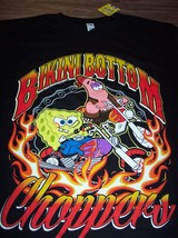 Spongebob Squarepants Nickelodeon Bikini Bottom Choppers Biker T-Shirt Medium - £15.31 GBP