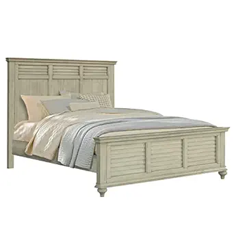 Sunset Trading Shades of Sand King Bed, Antique white - £1,830.79 GBP