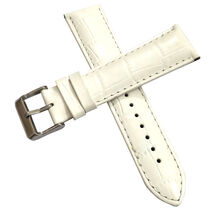 22mm Genuine Leather Watch Band Strap Fits AQUATIMER 2000 TOP GUN White ... - $13.00