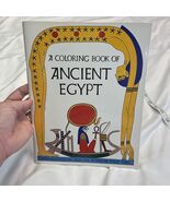 A Coloring Book of Ancient Egypt by Bellerophon Books Unused Vintage 197... - $14.99