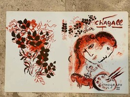Marc Chagall Lithograph III Original Lithograph - £107.55 GBP