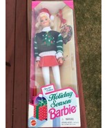 Vintage 1996 Holiday Season Barbie Doll # 15581 Christmas Sweater Blonde... - £15.73 GBP