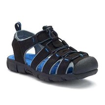 Boys Sandals Sport Sonoma Blue Waterproof Synthetic Closed Toe Fisherman-sz 12 - £14.86 GBP