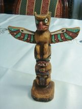 Totem from Alaska, Paperweight Figurine 6 1/2&quot; Tall resine [pprweight] - $25.47