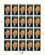 Ronald Reagan President Sheet of Twenty 37 Cent Postage Stamp Scott 3897 - £10.16 GBP