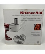 KitchenAid KSM1FPA White Food Processor Stand Mixer Attachment Damaged Box - £98.89 GBP