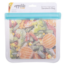 Appetito Reusable Fridge Sandwich Bag (Blue) - 4 Cup/1L - £25.52 GBP