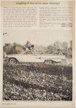 1960 Print Ad Chevrolet Impala Convertible Chevy Lady Photographer &amp; Man - $15.28
