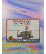1993 Topps Jurassic Park Trading Card | A Fence too High #51 - $18.35 MXN