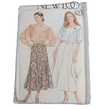 NEW LOOK Pattern #6237 Shirt &amp; Skirt Sizes 8-18 Complete - $6.88