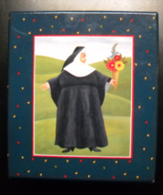 Lang &amp; Wise Box Buddies 1998 Sister Teresa Nun with Flowers Lowell Herrero Boxed - £11.18 GBP