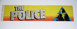 The Police Sting Bumper Sticker Vintage 1980&#39;s - $39.99