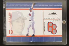 2003 Fleer Showcase Baseball&#39;s Best HIDEO NOMO Jersey Relic BB-HN LA Dod... - $9.69