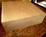 BEAUTIFUL HICKORY BOWL BLANK LATHE TURNING BLOCK LUMBER WOOD 10 X 10 X 3&quot; - $49.45