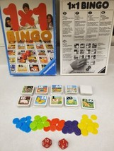 1984 Ravensburger 1x1 Bingo Multiplication Learning Game Pre-owned PLEAS... - $24.55