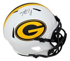 Aaron Jones Signé Vert Bay Packers FS Lunar Eclipse Réplique Vitesse Cas... - £227.51 GBP