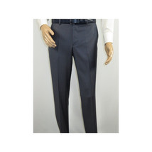 Men Suit BERLUSCONI Turkey 100% Italian Wool Super 180's 3pc Vested #Ber11 Blue image 8