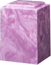 Large/Adult 220 Cubic In Windsor Purple Cultured Marble Cremation Urn for Ashes - £187.00 GBP