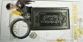 Harry Potter Hogwarts Express Ticket Pewter Metal Key Ring Key Chain NEW UNUSED - £7.02 GBP