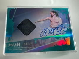 2020 Topps x Steve Aoki Wave-4 Jeans Relic Card Auto Blue Frosting Patch #58/77 - £149.97 GBP