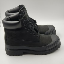 Timberland Men&#39;s Premium 6 Inch Black Nubuck Boots A2QTS Size 8.5 - £199.83 GBP