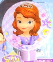 Disney Princess Sofia The First Night Light with Purple Base and On Off ... - £4.92 GBP
