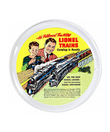 Retro Lionel Trains Ad Magnet big round 3 inch diameter - £6.00 GBP