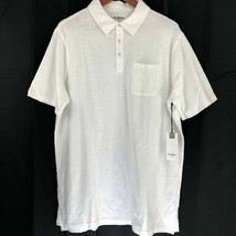 Goodfellow &amp; Co True White Polo Shirt Mens Size 2XB Tall-2XLT Big &amp; Tall S/S NWT - £7.73 GBP