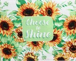 Set of 2 Kitchen Fabric Thin Placemats (11&quot;x17&quot;) SUNFLOWERS, CHOOSE TO S... - $11.87