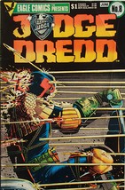 Judge Dredd Eagle Comics #8 VG June 1984 Rare Brian Bollond Cover Art - $12.00