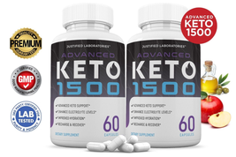 Advanced Keto 1500 Keto ACV Pills 1275MG New Improved Formula 2 Pack - $40.84