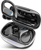 Bluetooth Headphones Wireless Earbuds With Earhooks For Sport, Hifi Ster... - $31.95