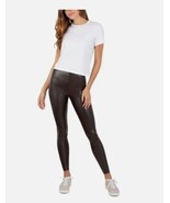 Joie Faux Leather PUll On Leggings Expresso Brown Women&#39;s Sz L NWT MSRP$198 - $22.93