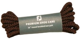 FootJoy 36&quot; BROWN rOund Braided Cord style Golf Shoe Laces for 4 5 Eyele... - $24.22
