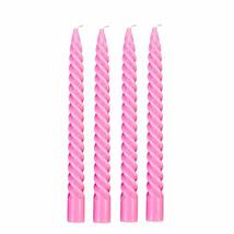 Smokeless and Dripless Scented Pink Spiral Stick Candles for Decorations Dinner  - £14.45 GBP