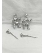 (2) Historical Military Crouching Infantry With Rifles Lead Miniatures 1... - $19.79
