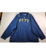 University of Pittsburgh Old Varsity Sweatshirt Mens 2XL Blue Pockets 1/... - £20.61 GBP