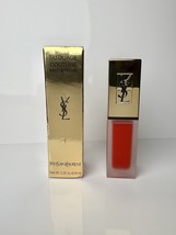 YSL LIPSTICK Tatouage Couture No smash Matte LipStain Rouge Red 1 NIB - $23.75