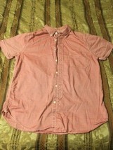 Men&#39;s Arizona Short Sleeve Shirt--Size M--Red - £5.50 GBP