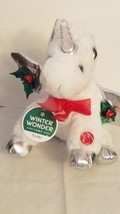 Dandee Led Animated Musical Christmas Unicorn Plush 10&quot; - £23.94 GBP