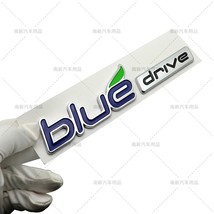 1Pcs ABS 3D Blue Drive Emblem   Car Rear Trunk Sticker Car Styling For Sonata Hy - £87.02 GBP