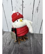 NIPPY bird with Sled &amp; Stocking Hat Wondershop Featherly Friends Christm... - $246.85 MXN