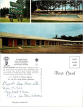 Georgia Bainbridge Palmer Motel Tara Restaurant Classic Cars Vintage Postcard - £7.37 GBP