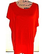 Women&#39;s JCP JC Penney’s Orange Top Shirt Blouse Causual Pullover 3X   SK... - $6.88