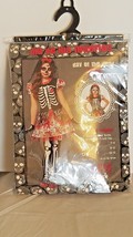 Day of the Dead Girls Skeleton Costume 12-14. Brand New.  - $39.99