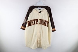 NOS Vintage Streetwear Hip Hop Mens 2XL Dirty Dirty Spell Out Baseball Jersey - £94.16 GBP